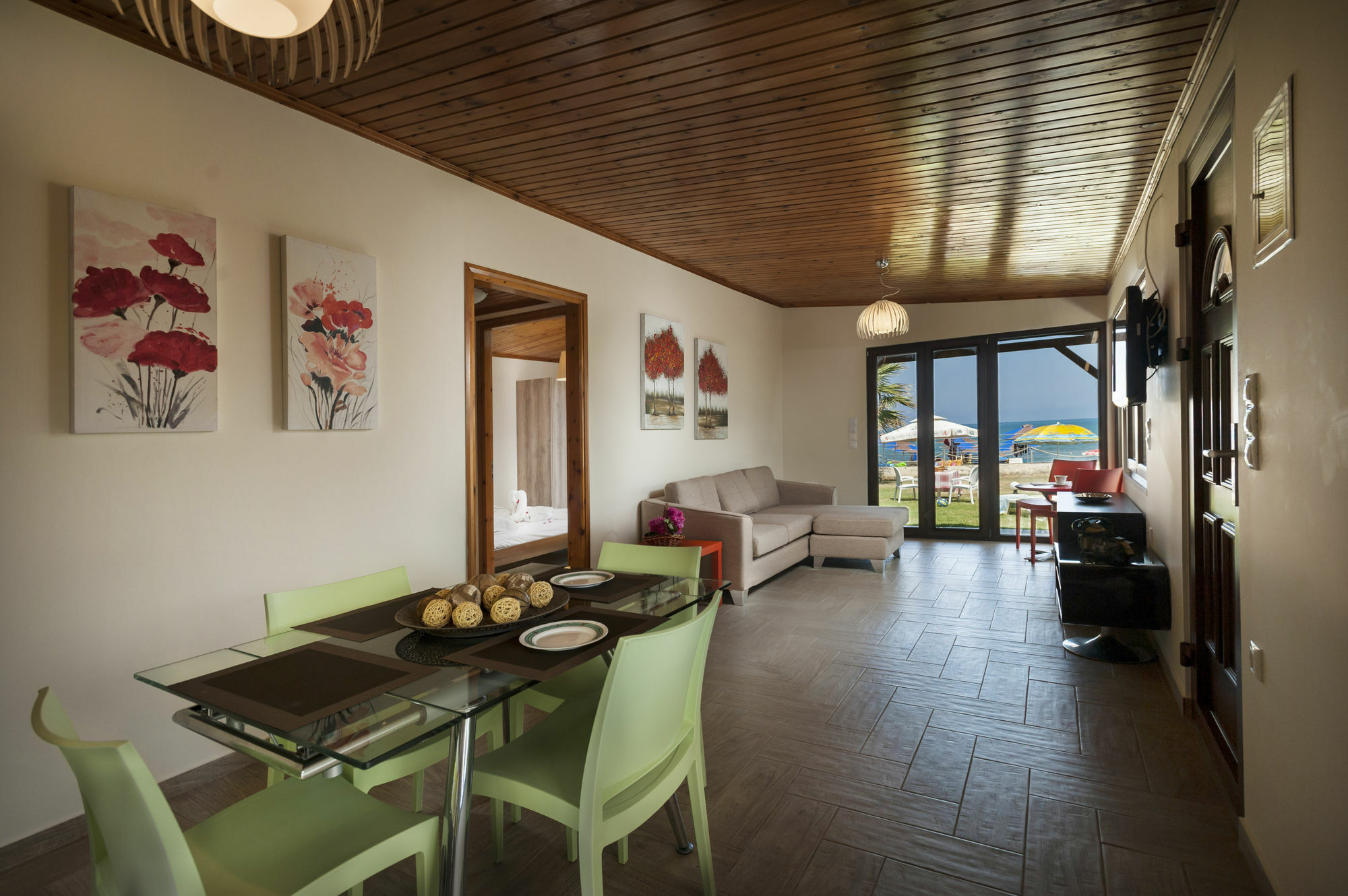 Sea Front Suites, Maisonettes & Apartments Agia Marina 外观 照片